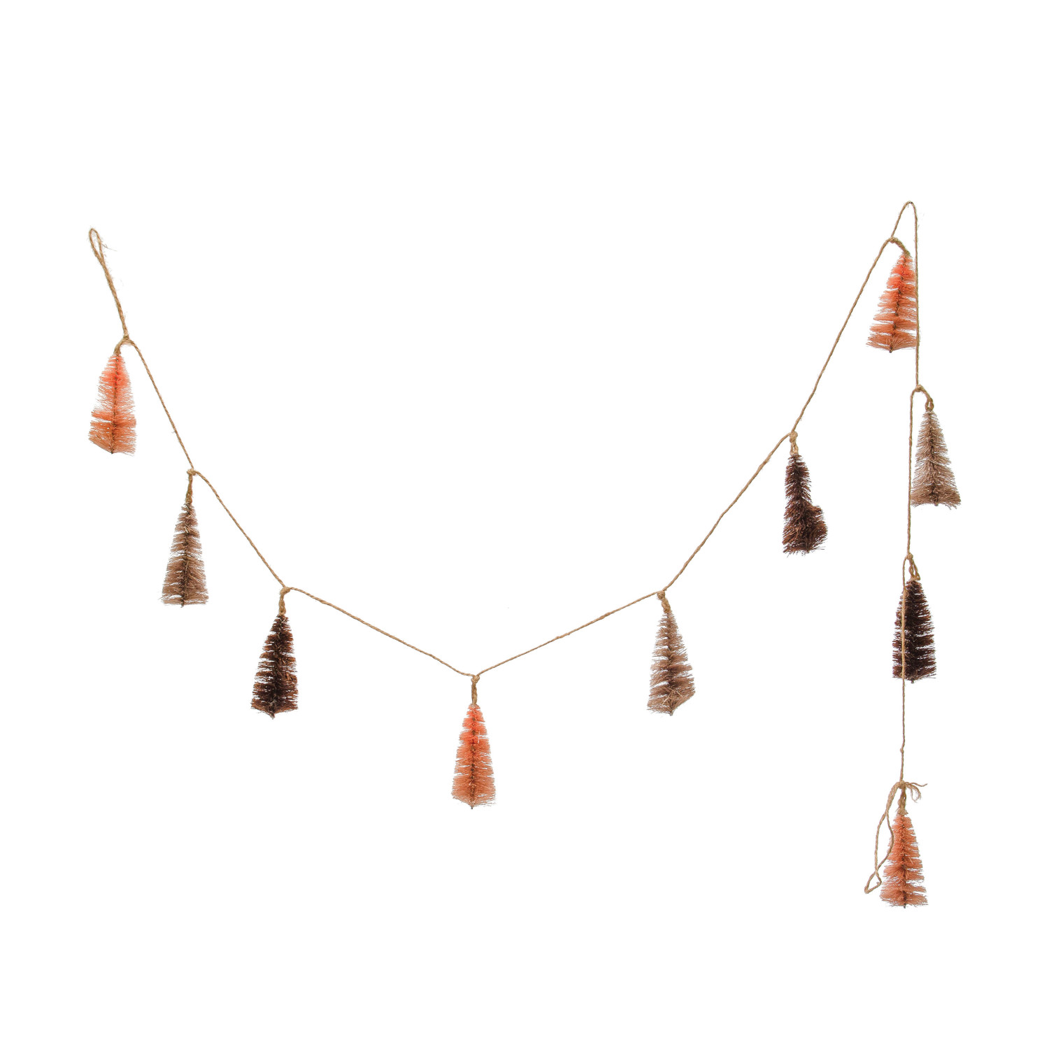 Vintage Bottle Brush Christmas Trees 