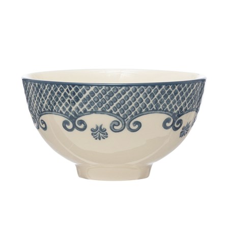 Creative Co-op - Floral Pattern Stoneware Cup, Black – Kitchen Store & More