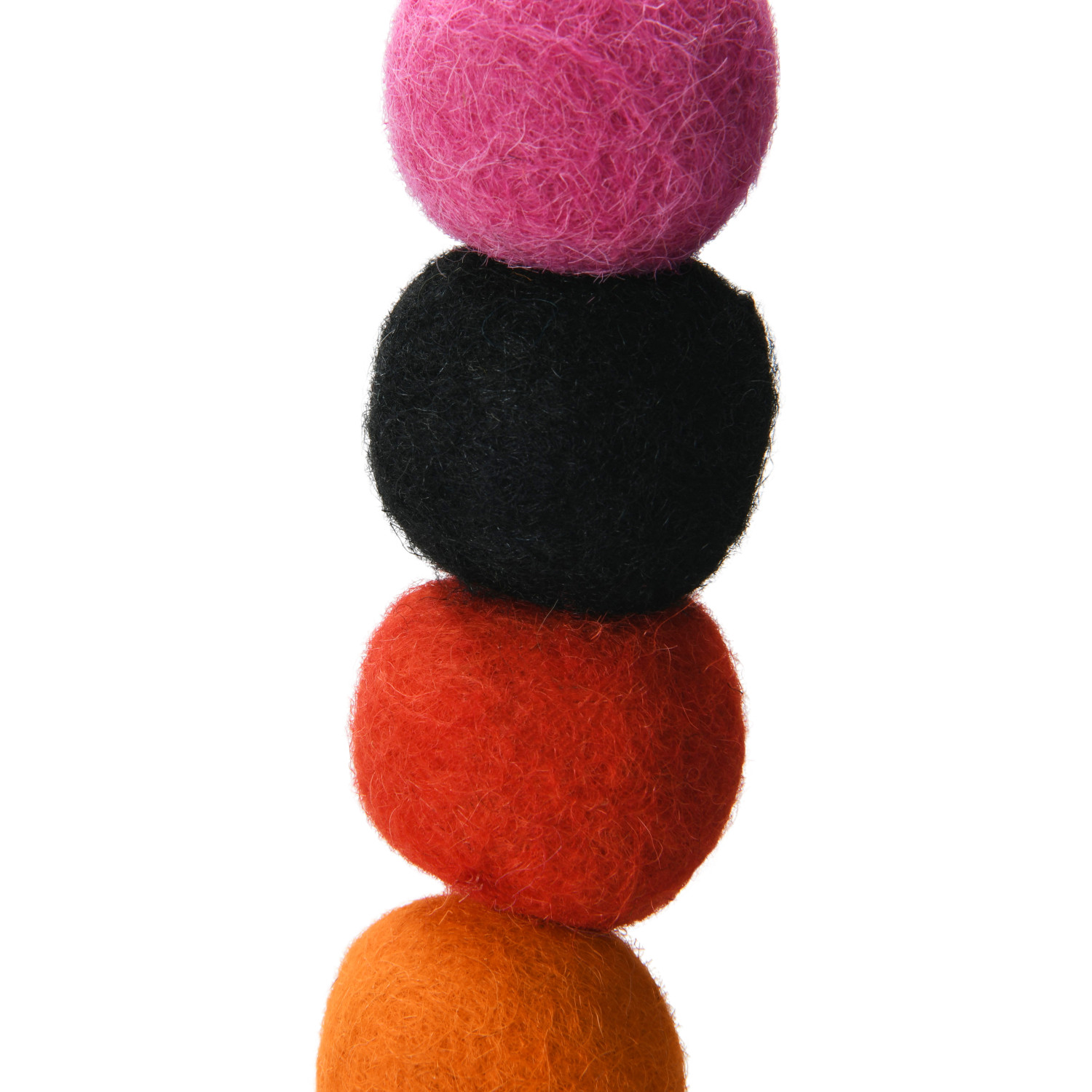 Wool Felt Ball Garland