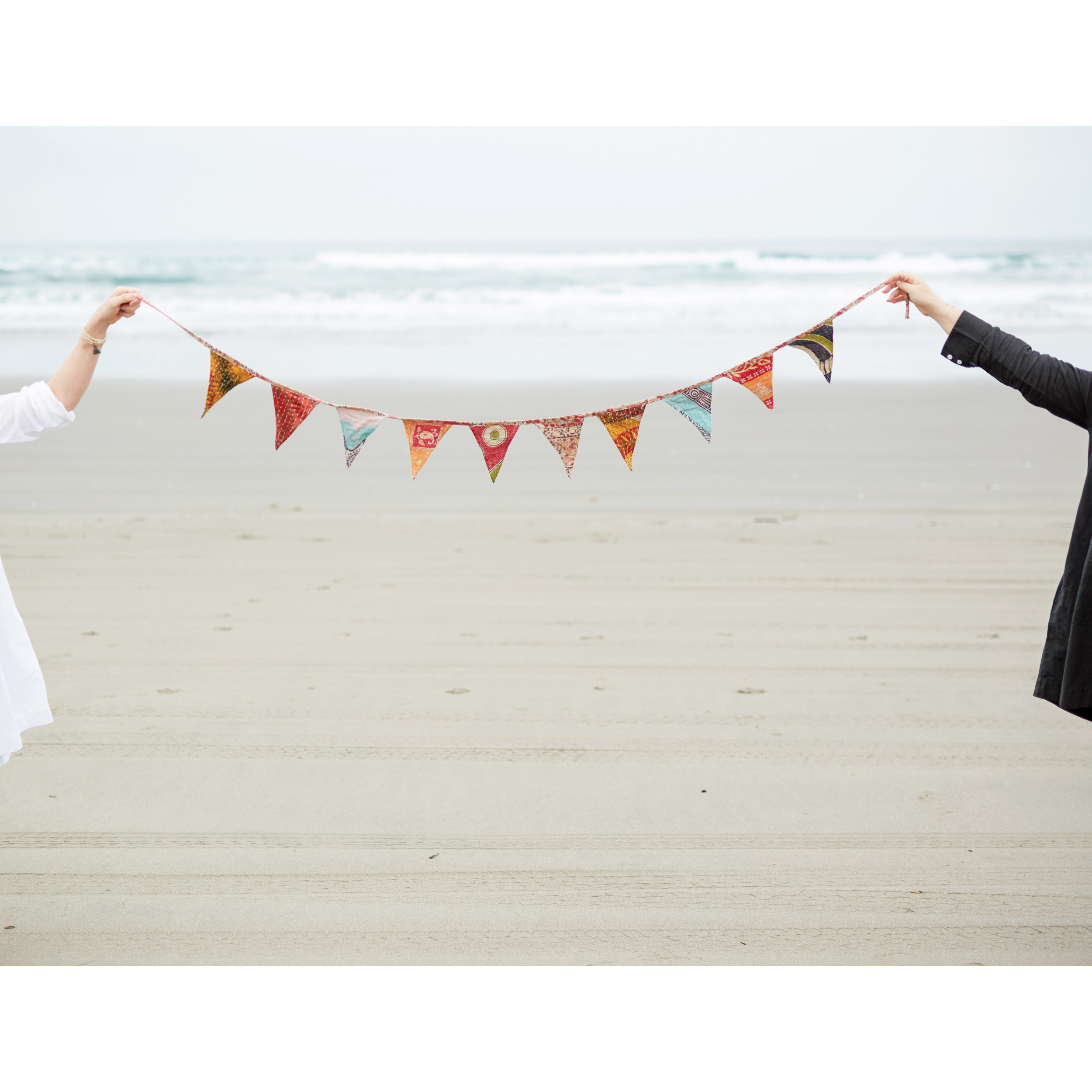 Vintage Kantha Quilt Garland