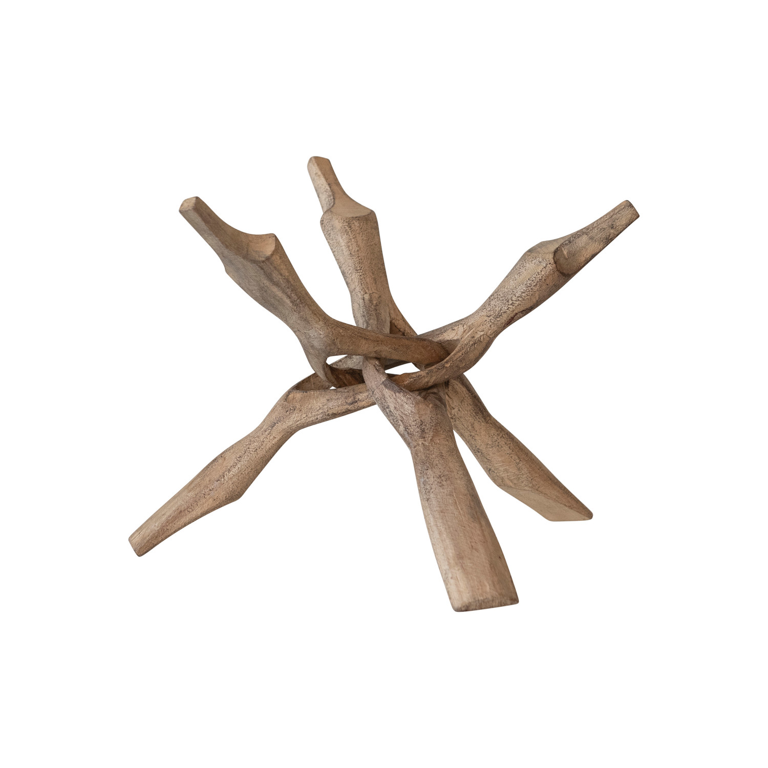 Reclaimed Wood Vintage Reproduction Folding Pot Stand (Each One Will Vary)