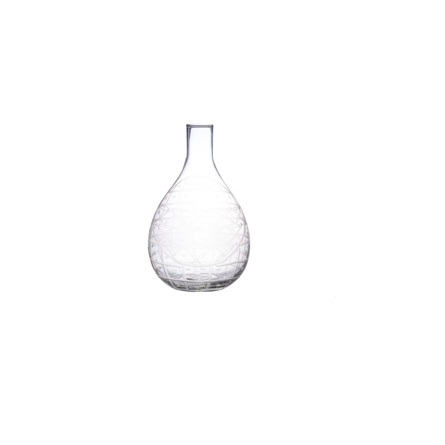 Curated visual reference: Picture Idea: 3 1 2 Quart Hand Blown Etched Recycled Glass Carafe