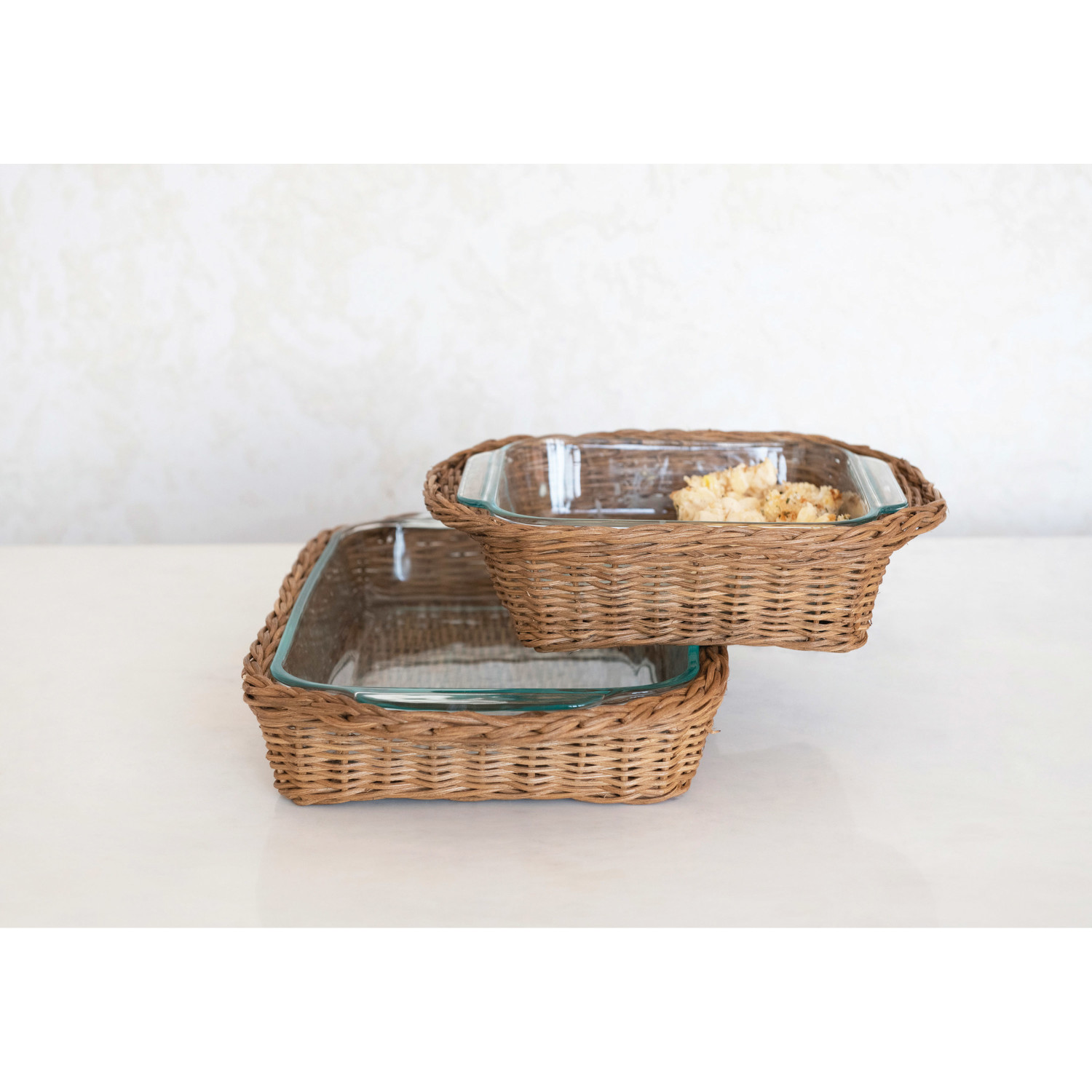 HandWoven Rattan Casserole Basket