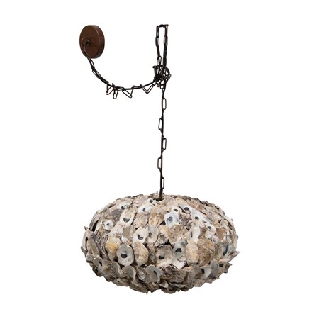 Whole Hanging Lighting Creative Co Op, Creative Co Op Oyster Chandeliers