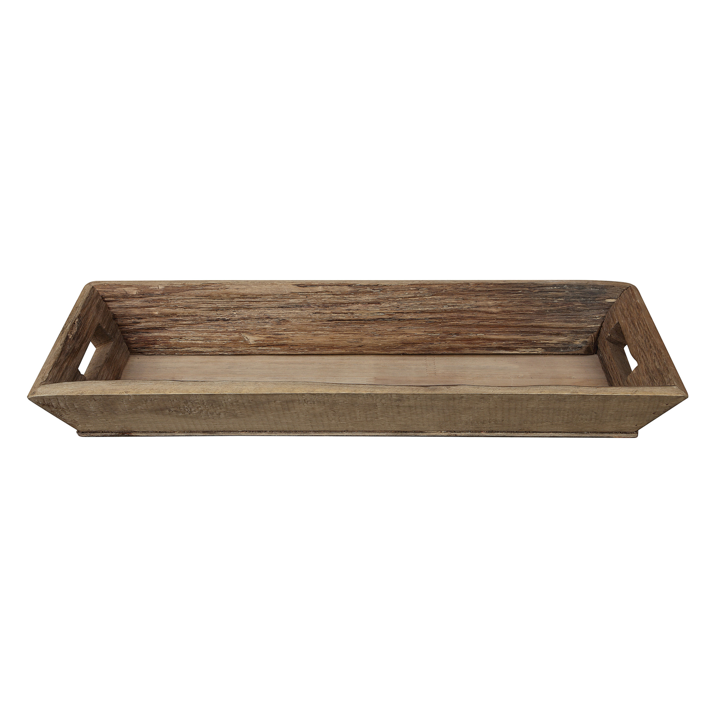 211/2"L x 8"W Decorative Wood Tray