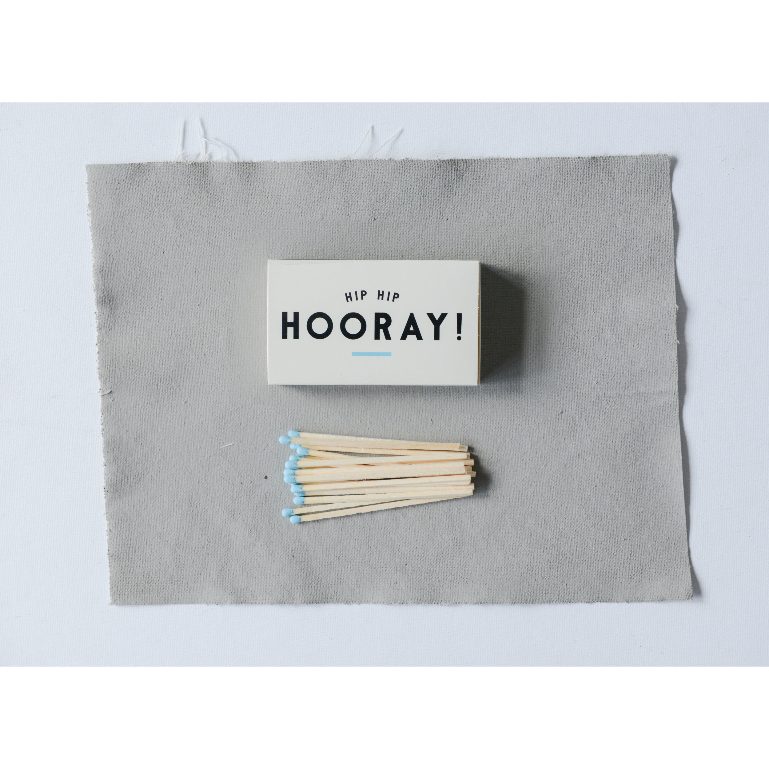 Case Of 12 Boxes Hip Hip Hooray Matchbox W Safety Matches 4 1 4 L