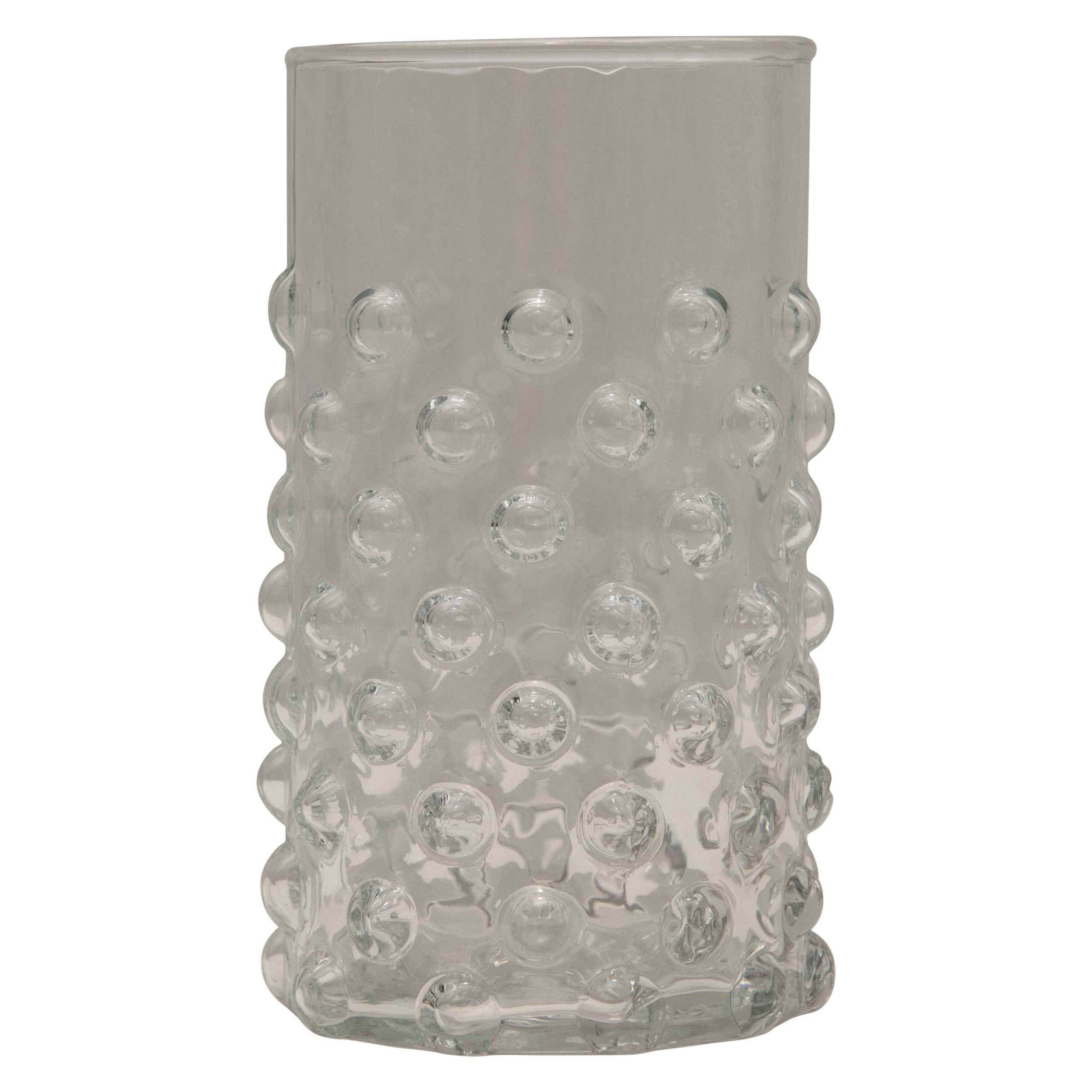 21/2" Round x 41/2"H 12 oz. Hobnail Drinking Glass