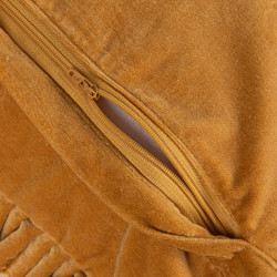 Mustard Ruffle Trim 20
